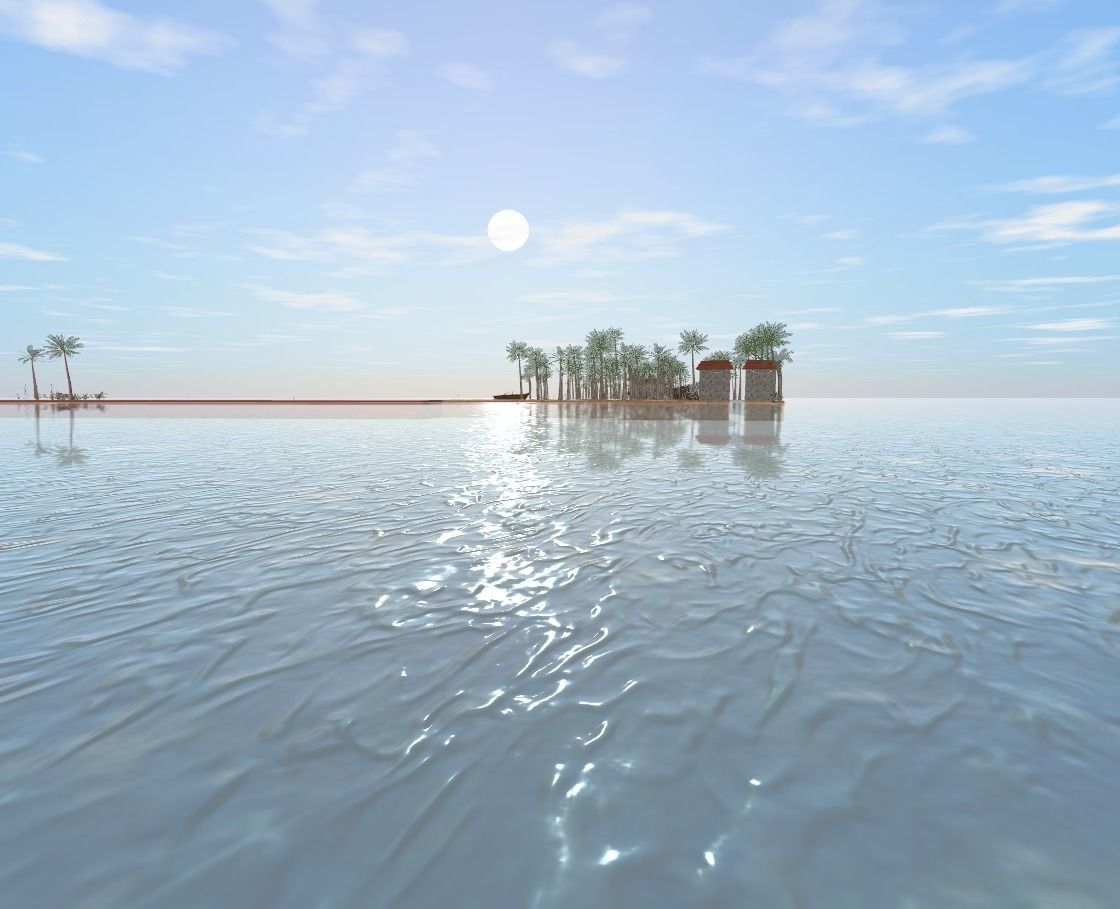 My Island In Tahiti Low-poly 3D model_42