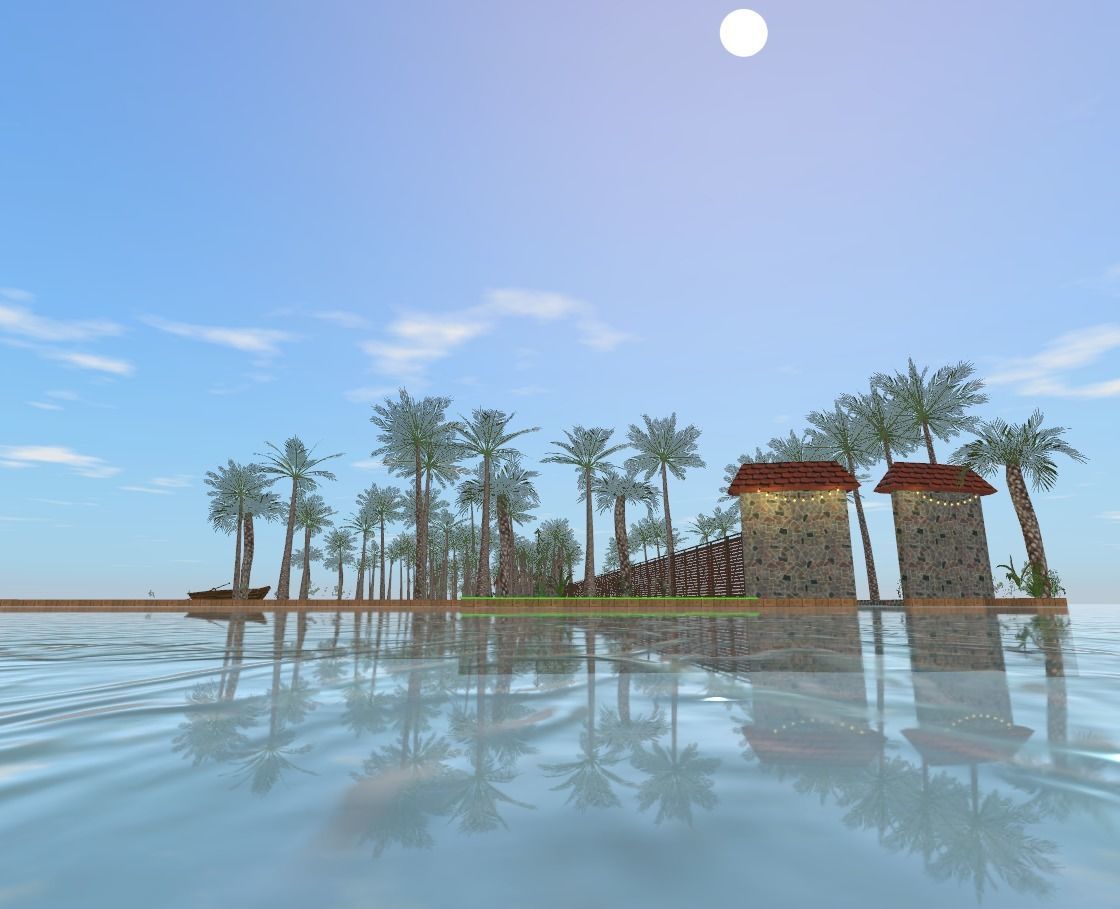 My Island In Tahiti Low-poly 3D model_40