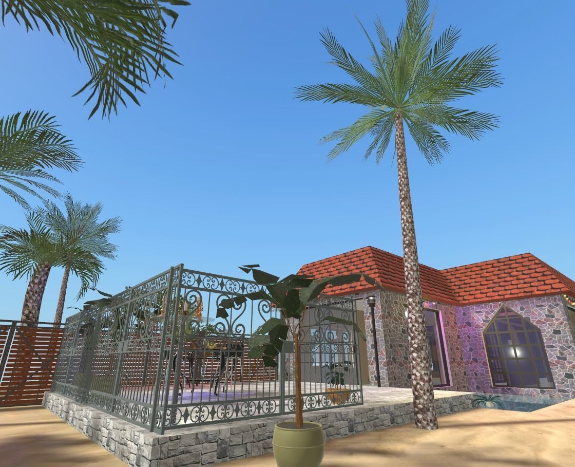 My Island In Tahiti Low-poly 3D model_2