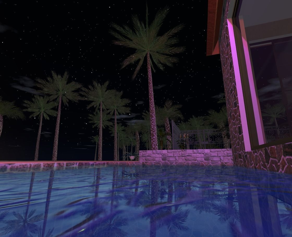 My Island In Tahiti Low-poly 3D model_23