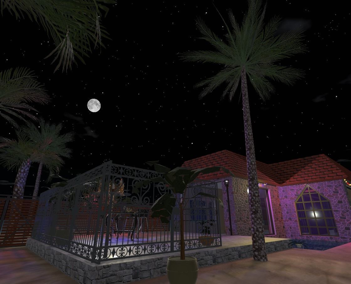 My Island In Tahiti Low-poly 3D model_3