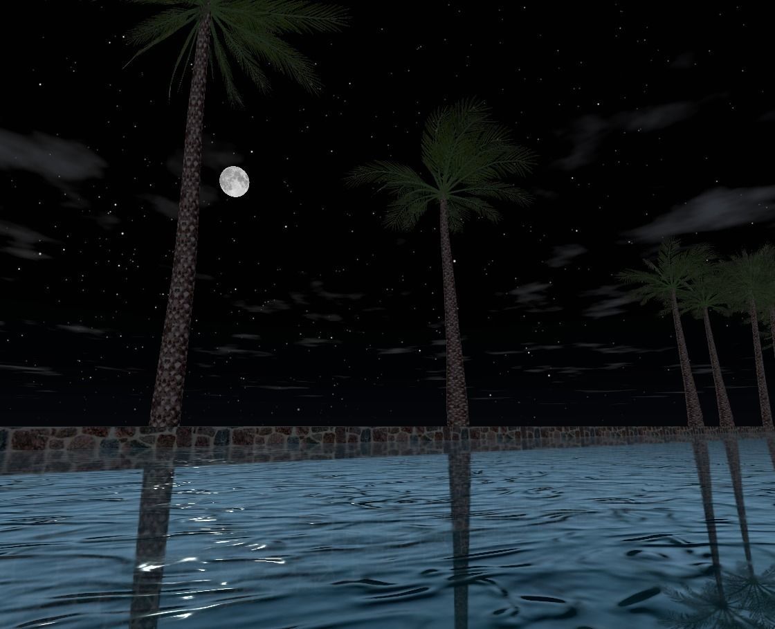 My Island In Tahiti Low-poly 3D model_57