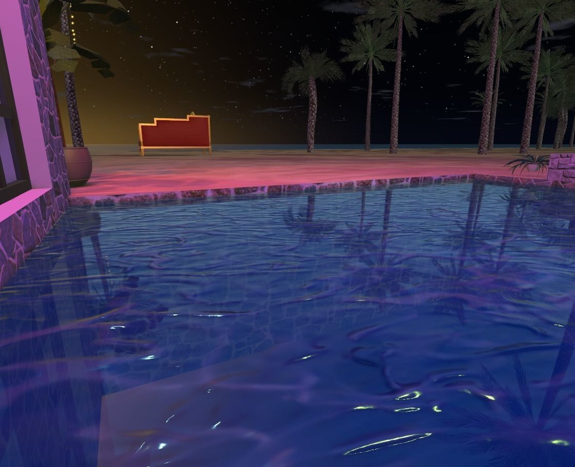 My Island In Tahiti Low-poly 3D model_24