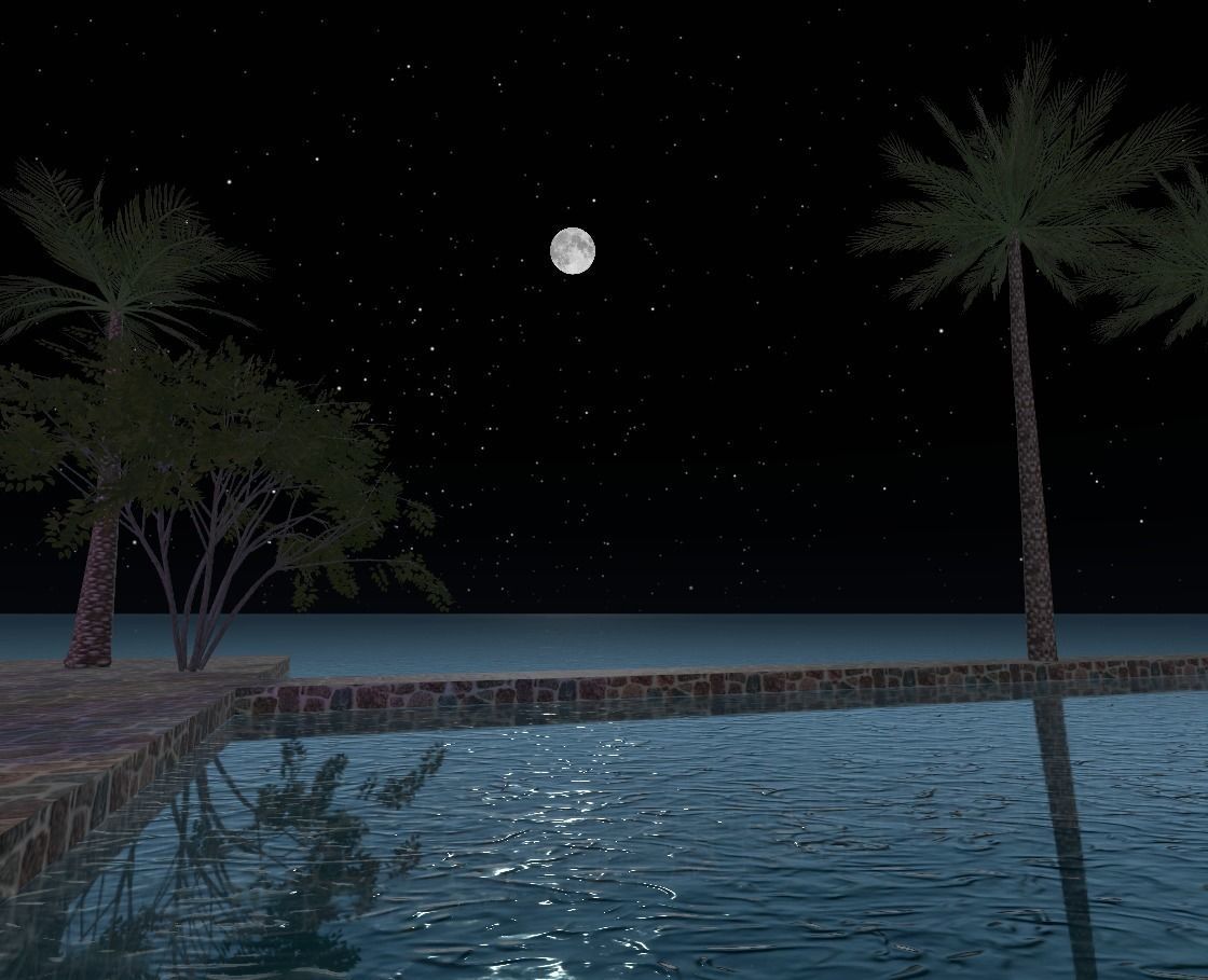 My Island In Tahiti Low-poly 3D model_38