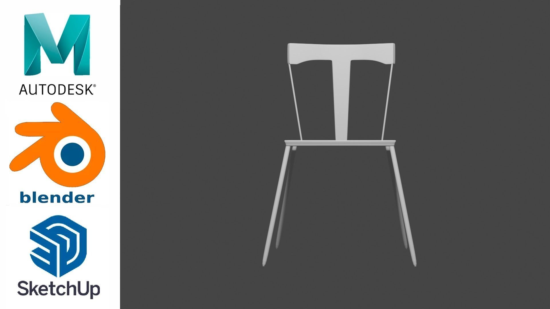 Chair - Silla 3D model_1
