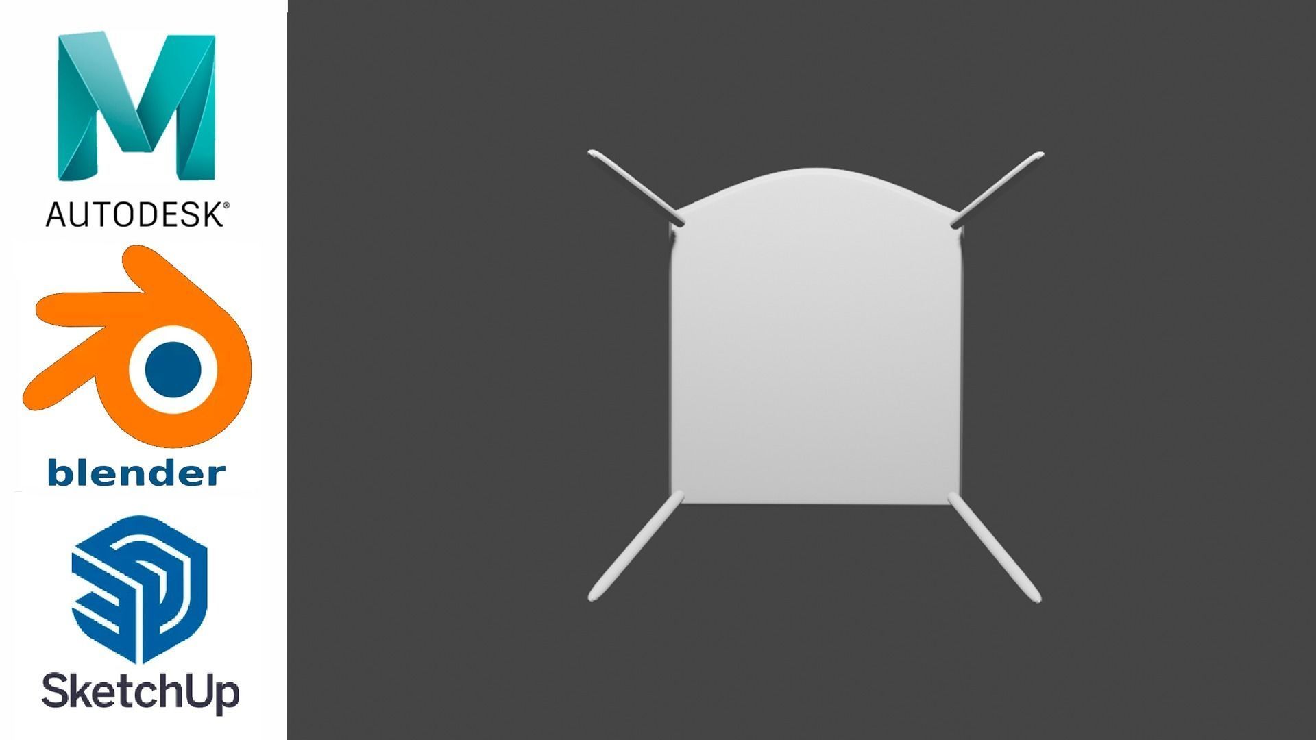 Chair - Silla 3D model_2