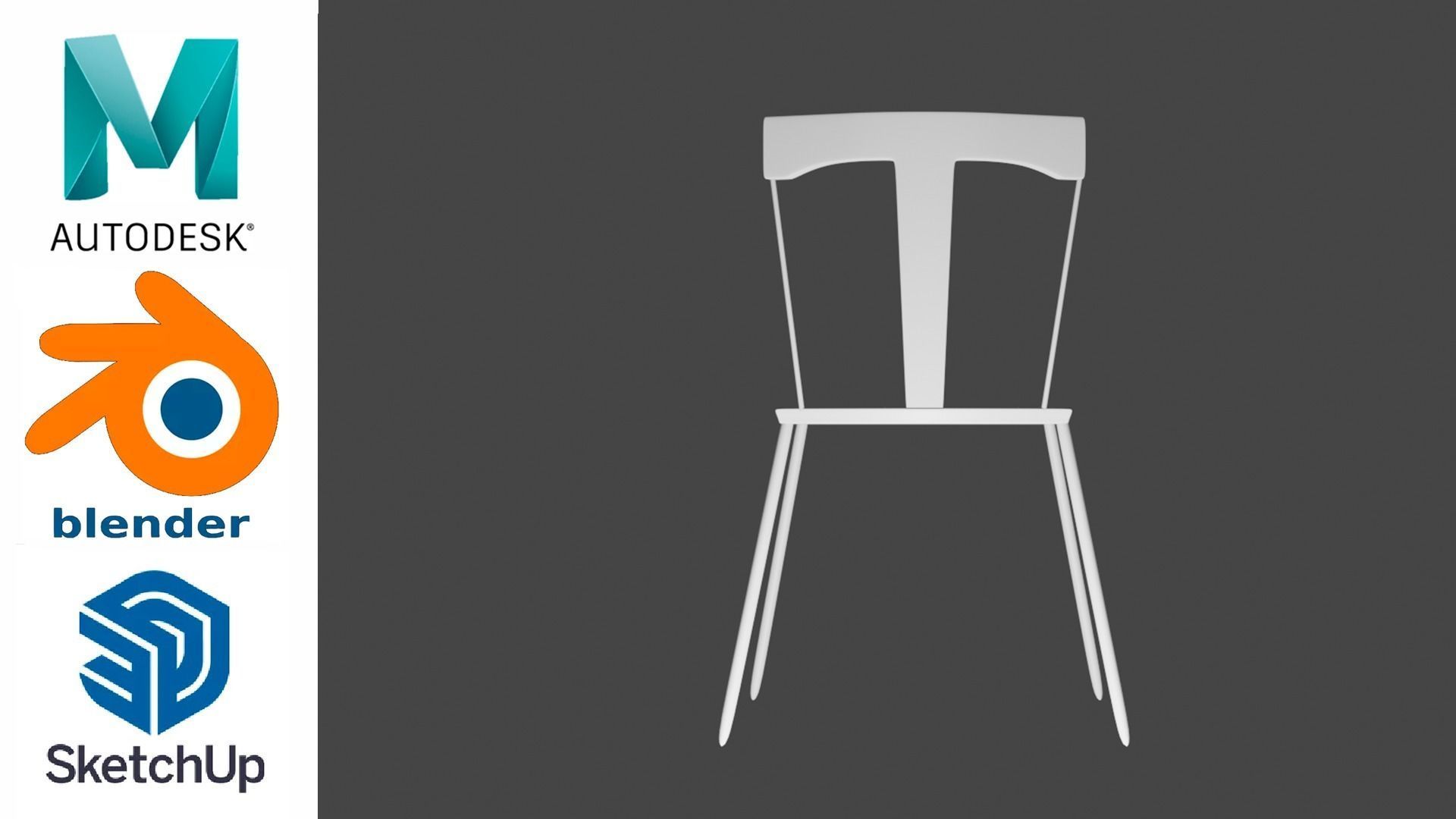 Chair - Silla 3D model_3