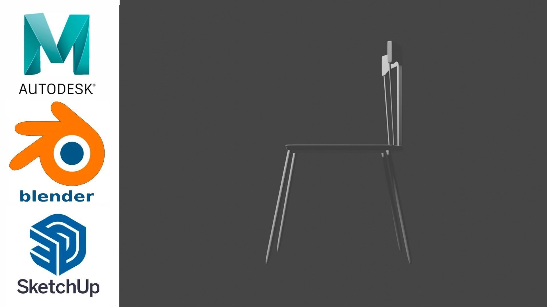 Chair - Silla 3D model_5