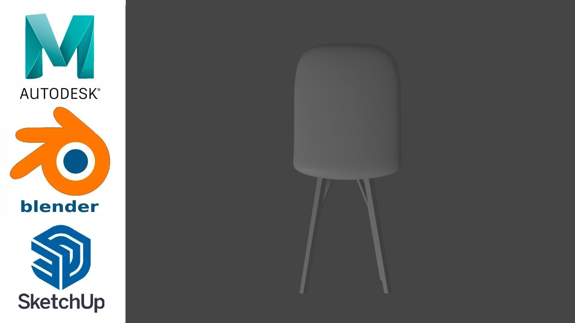 Chair - Silla 3D model_1