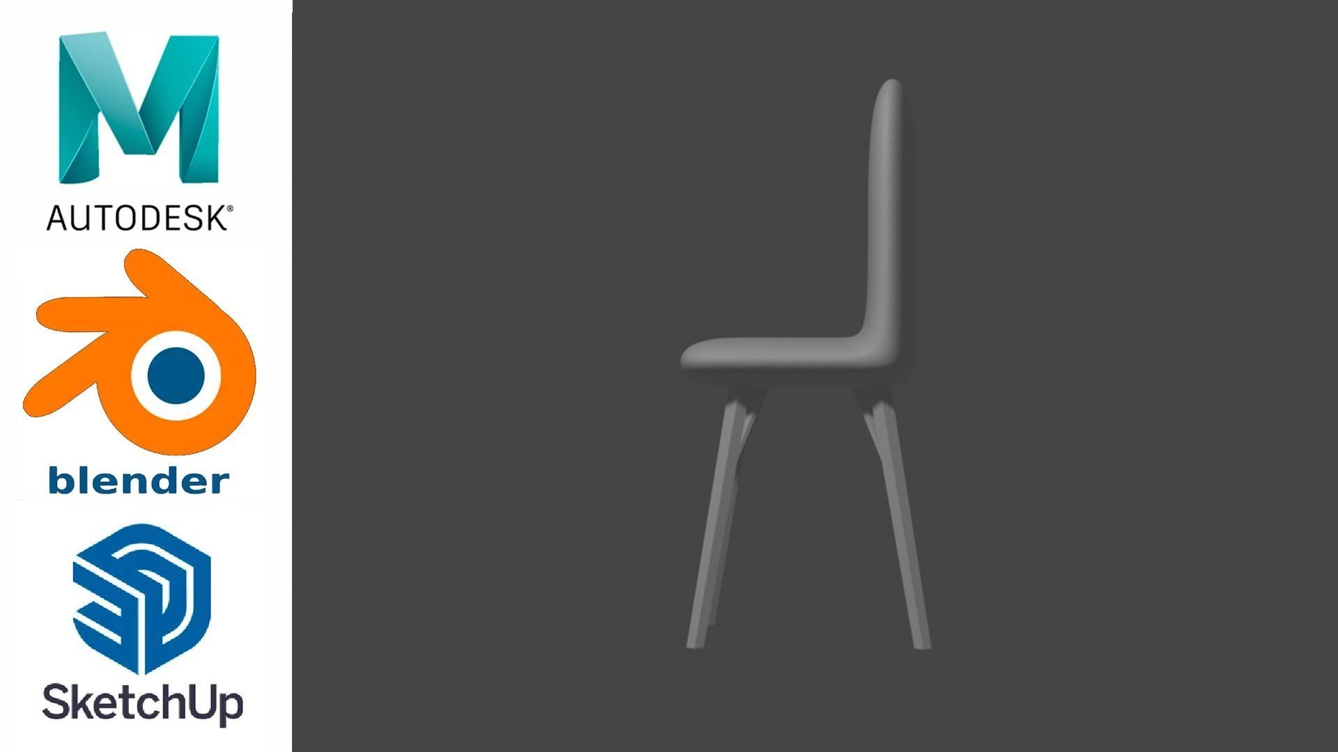 Chair - Silla 3D model_3