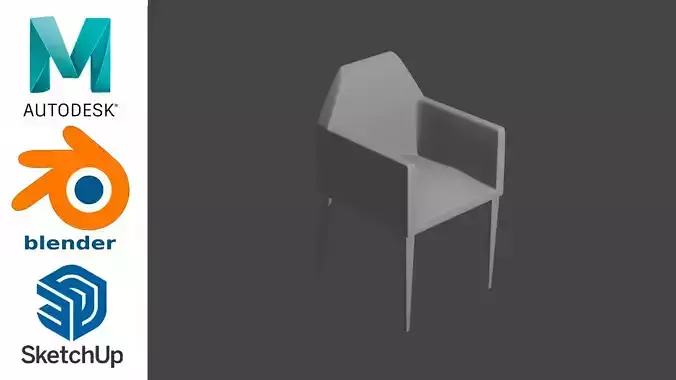 Chair - Silla 3D model