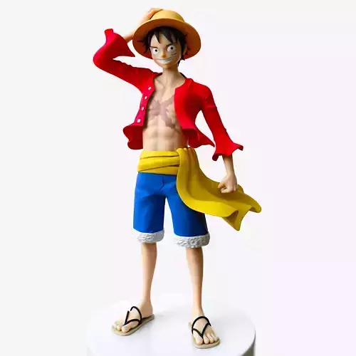 Monkey D Luffy from One Piece - 3D print model  3D print model
