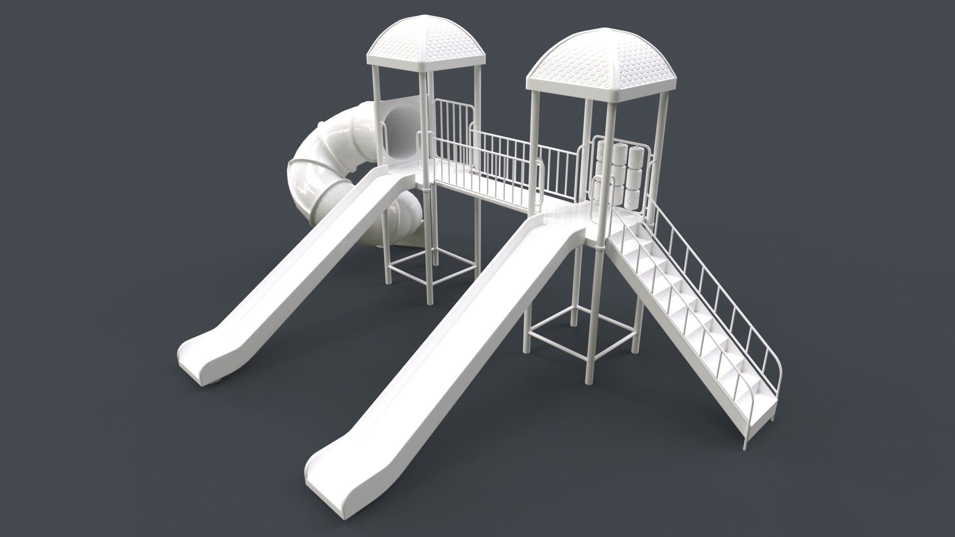 PBR Playground Outdoor Jungle Gym 15 B Low-poly 3D model_114