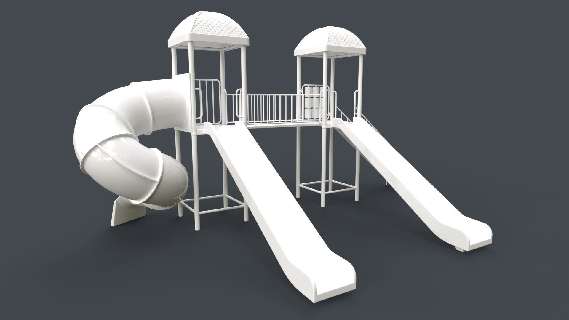 PBR Playground Outdoor Jungle Gym 15 B Low-poly 3D model_110