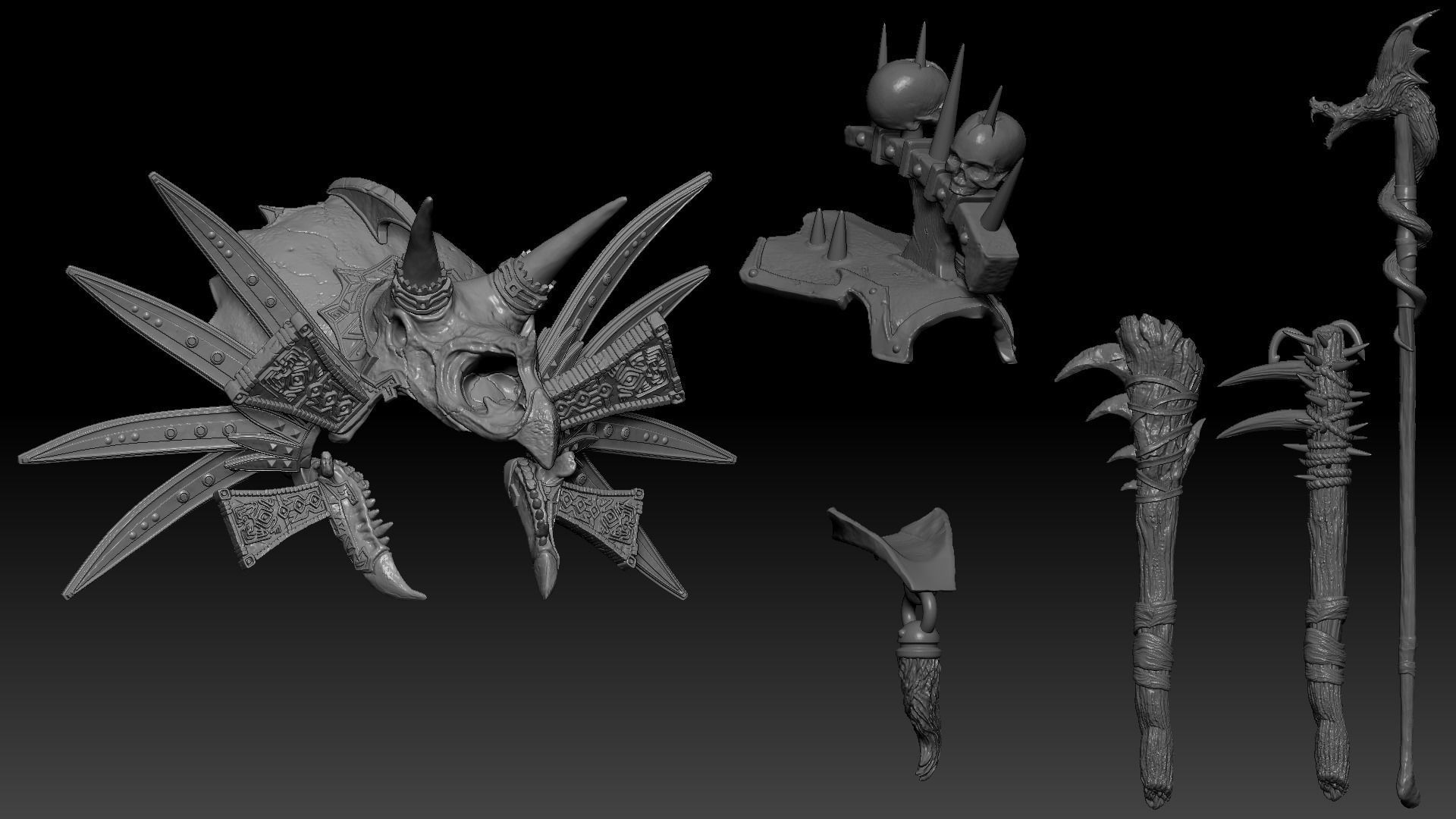 Serpens High Quality Sculpt 3D model 3D model_7