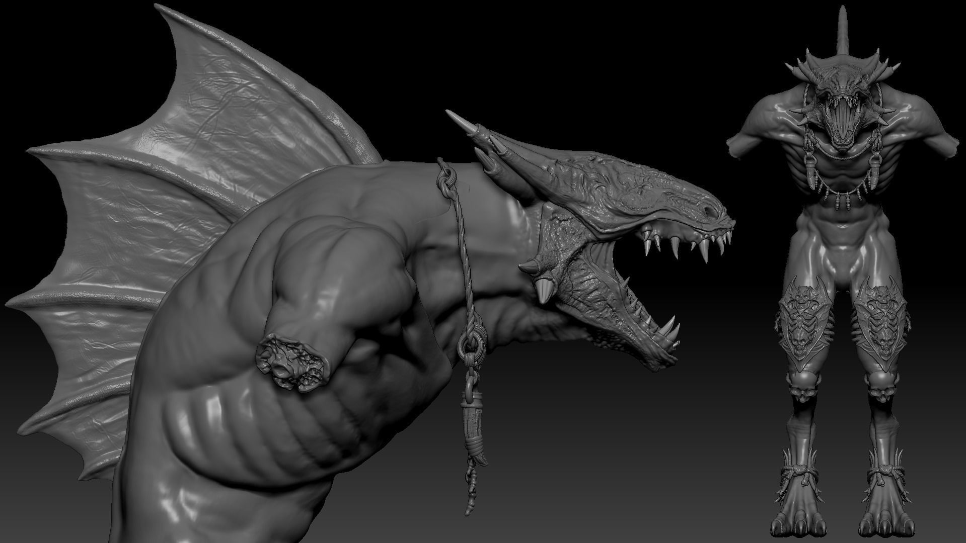 Serpens High Quality Sculpt 3D model 3D model_6