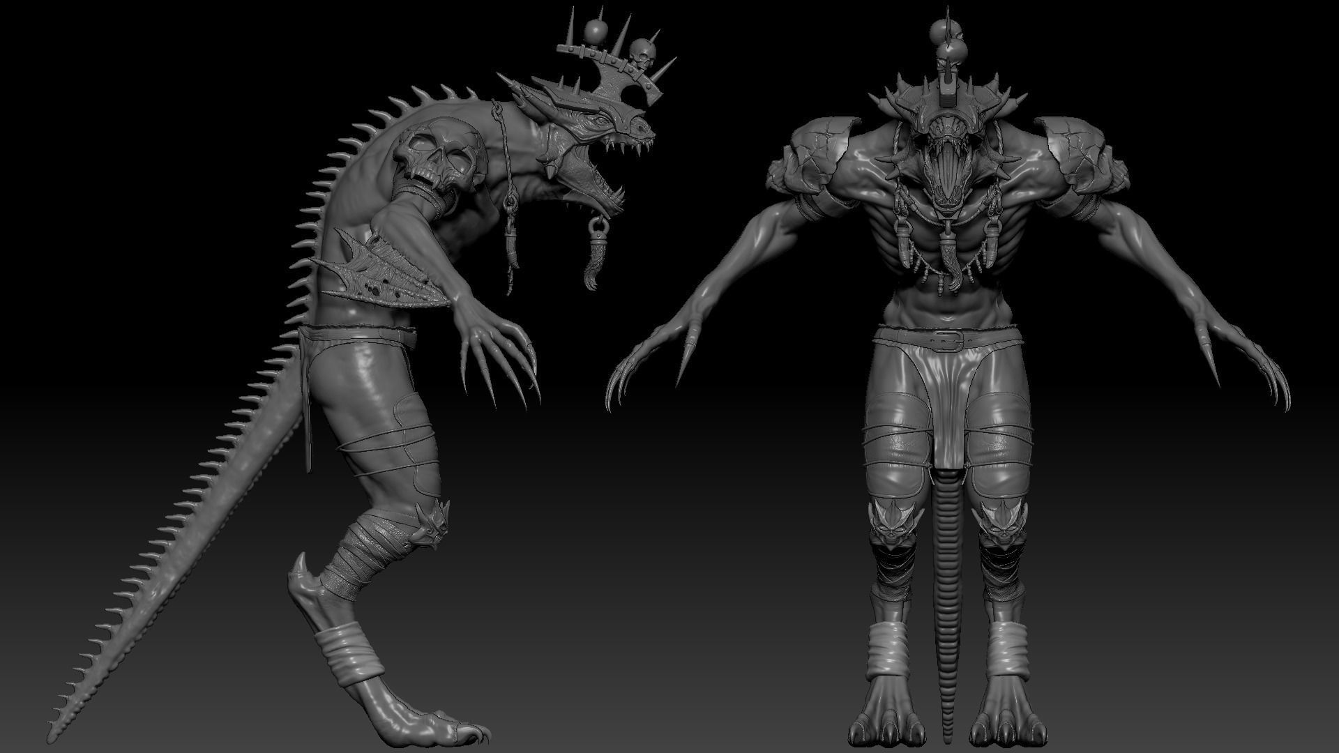 Serpens High Quality Sculpt 3D model 3D model_2