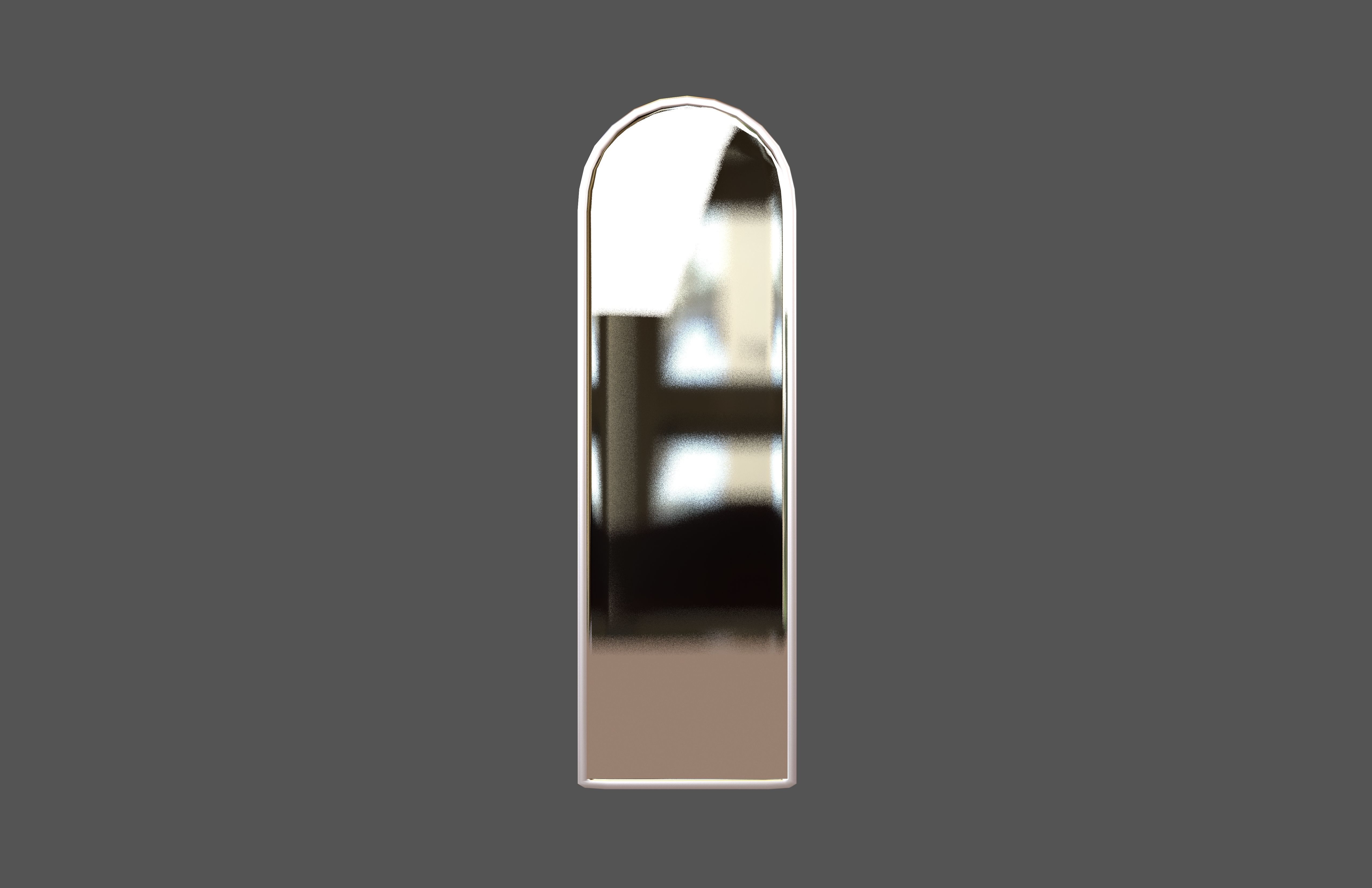 Full Length Wall Mirror v1 002 Low-poly 3D model_1