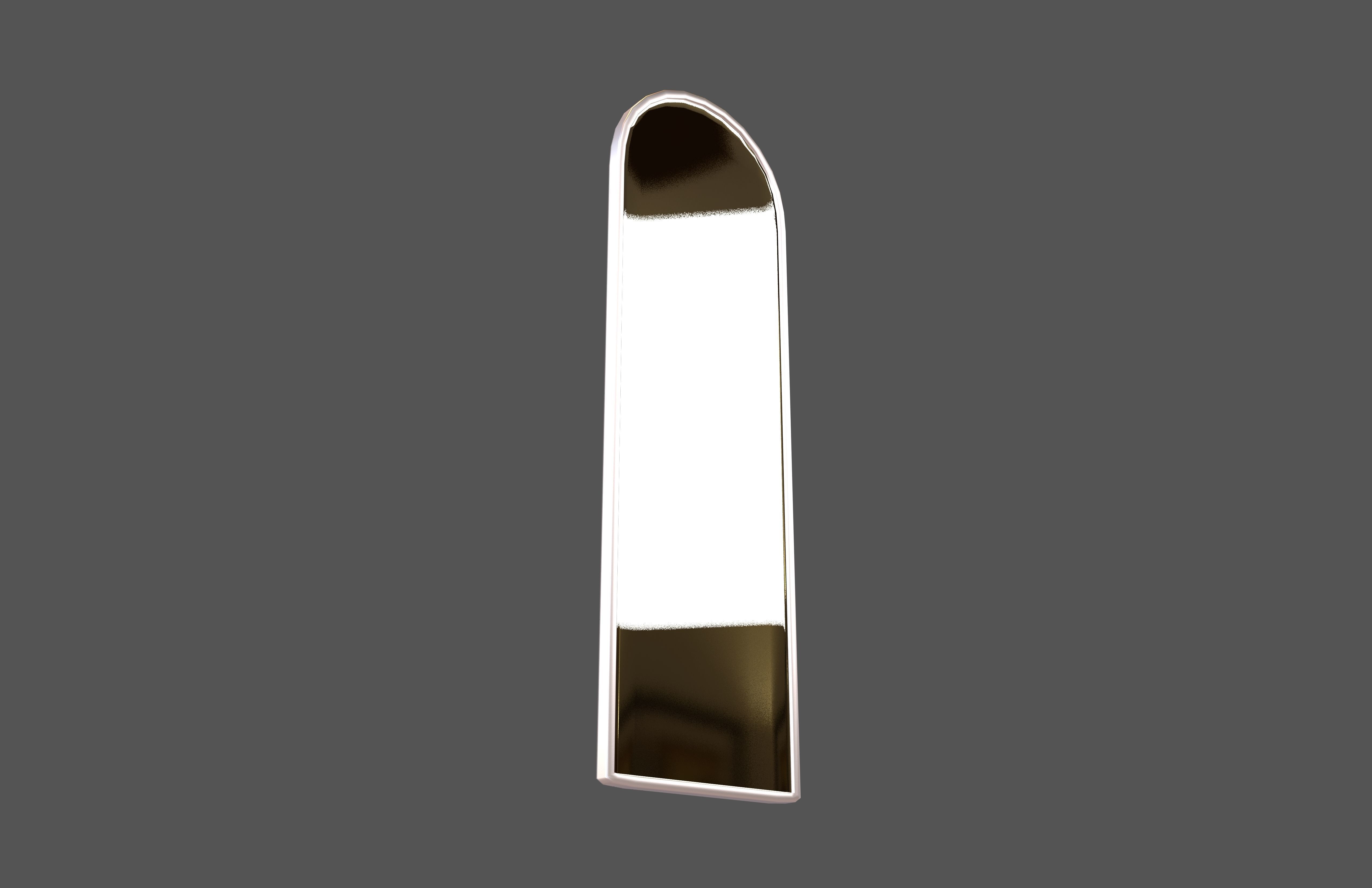 Full Length Wall Mirror v1 002 Low-poly 3D model_3