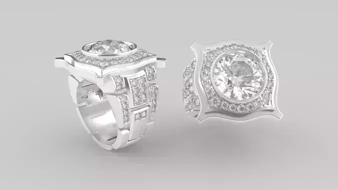 Rings 3D print model
