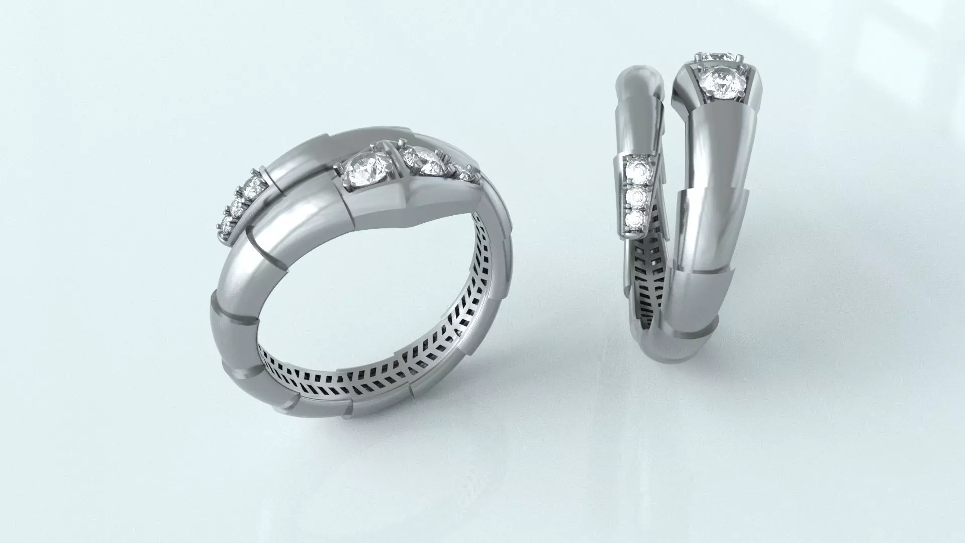 Rings Snack 3D print model