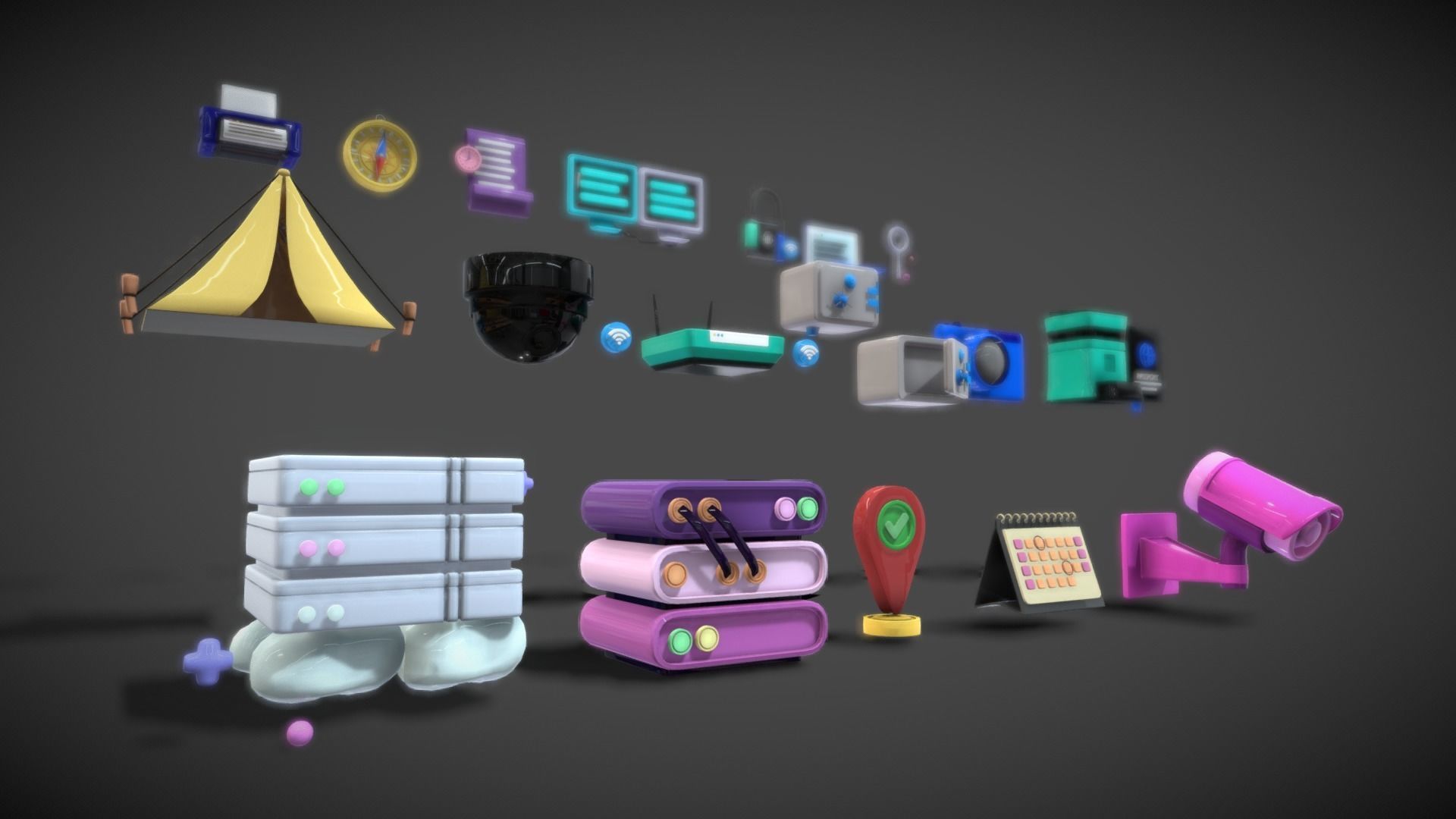 3D Button Collections _45