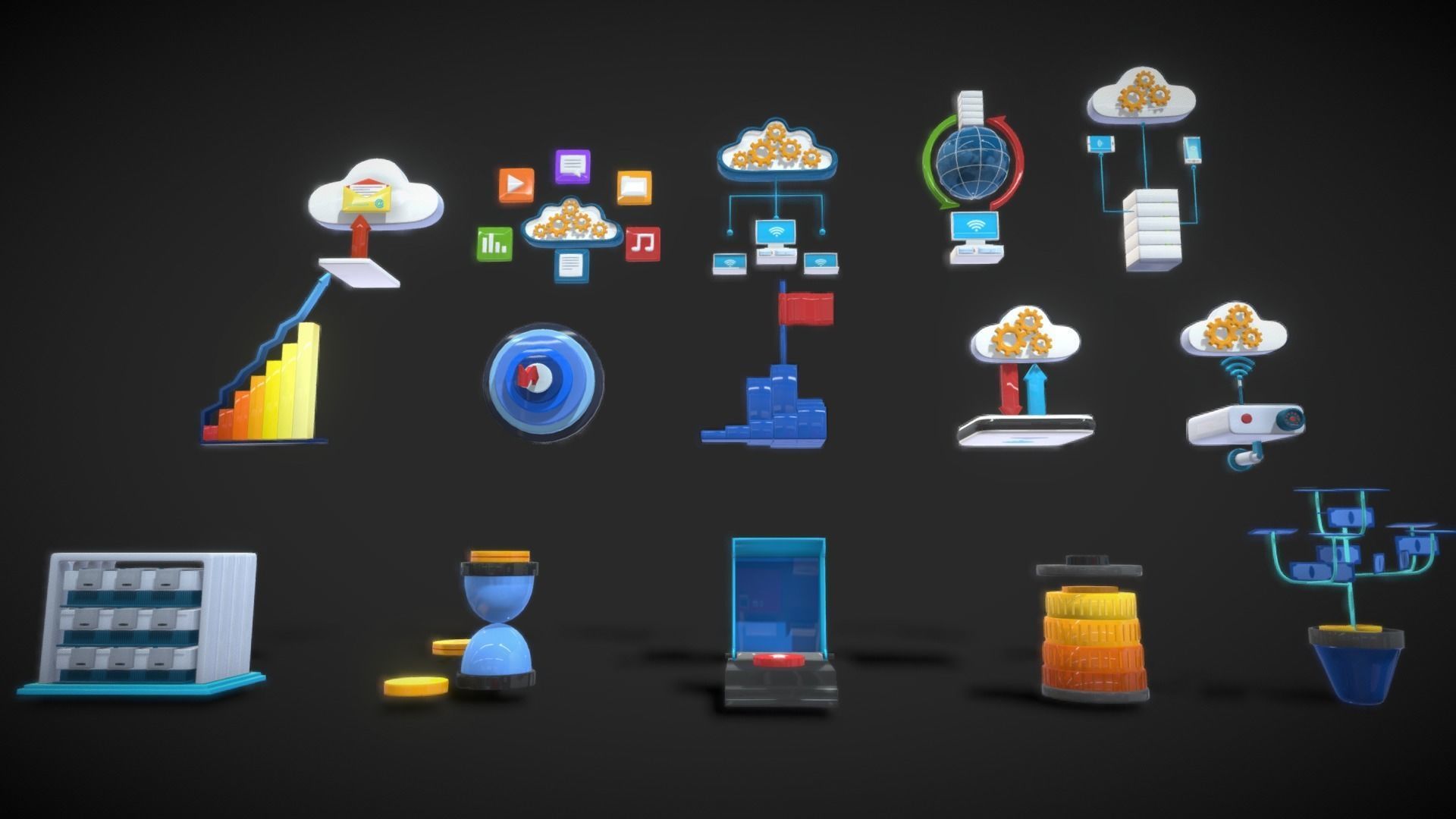 3D Button Collections _19