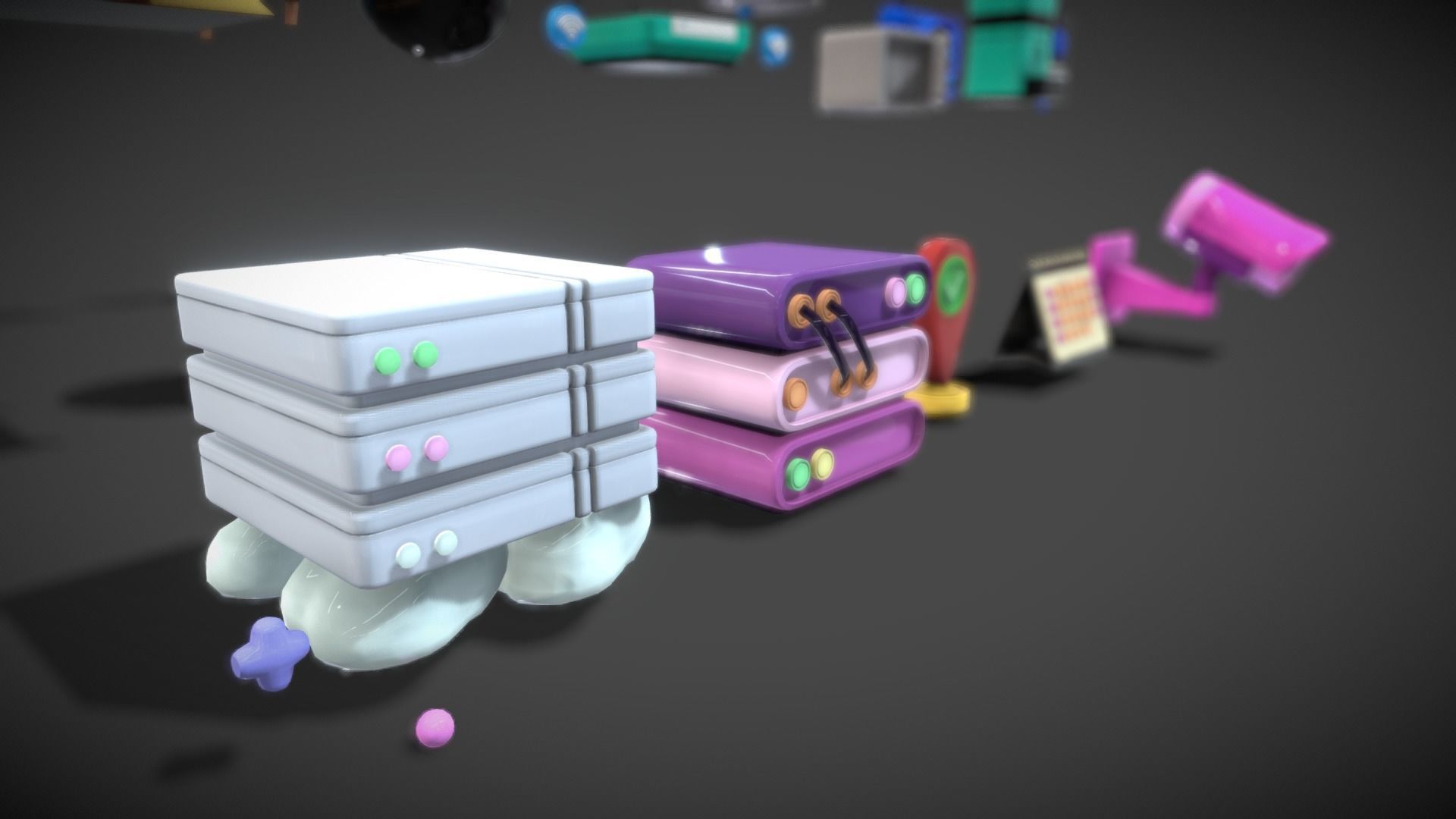 3D Button Collections _50