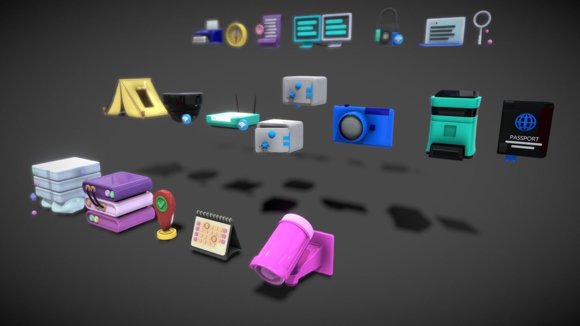 3D Button Collections _48