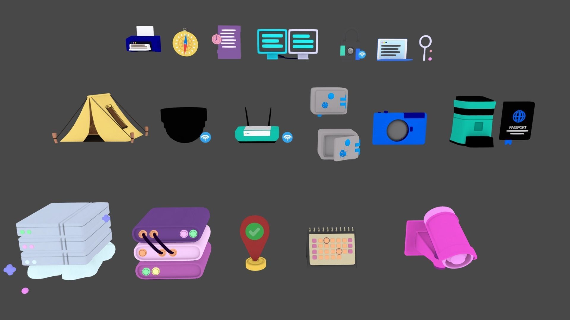 3D Button Collections _52