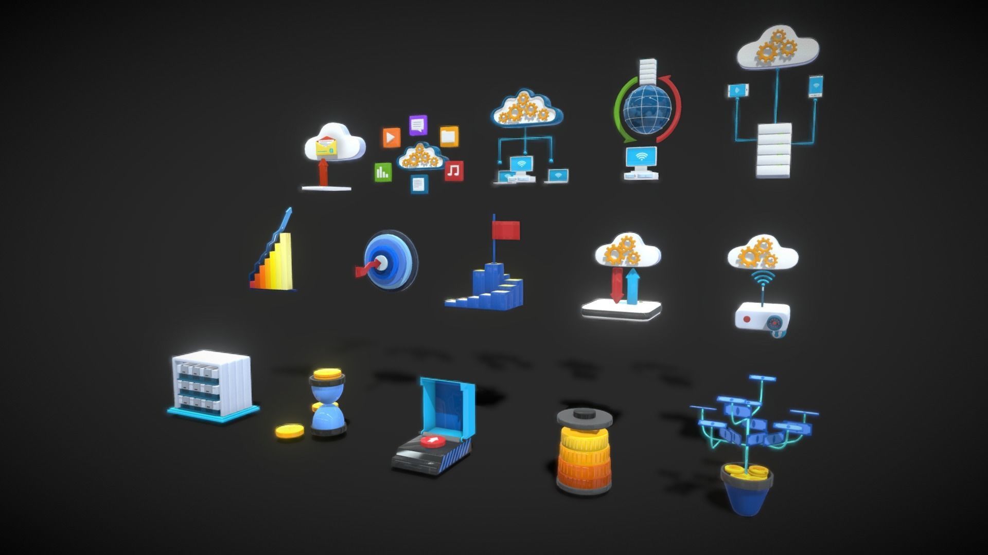 3D Button Collections _28