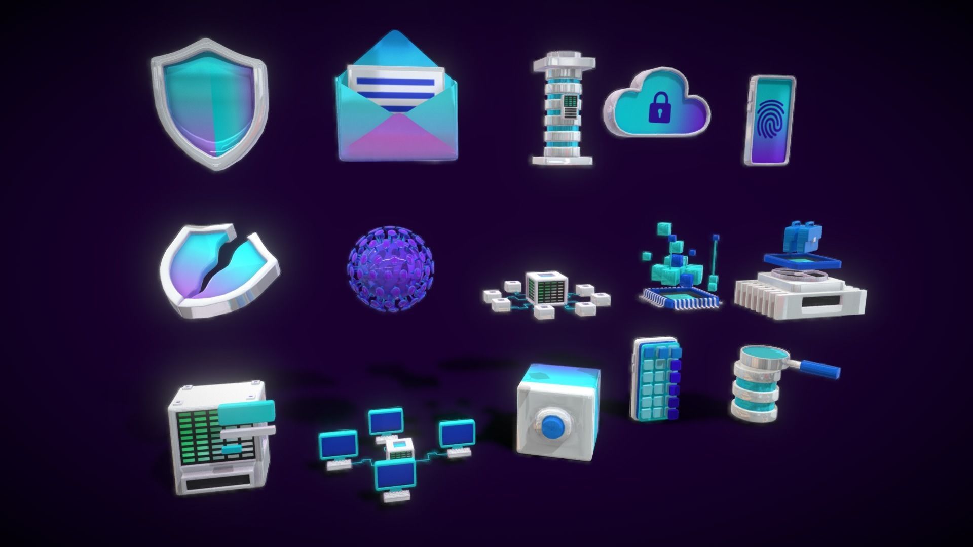 3D Button Collections _6