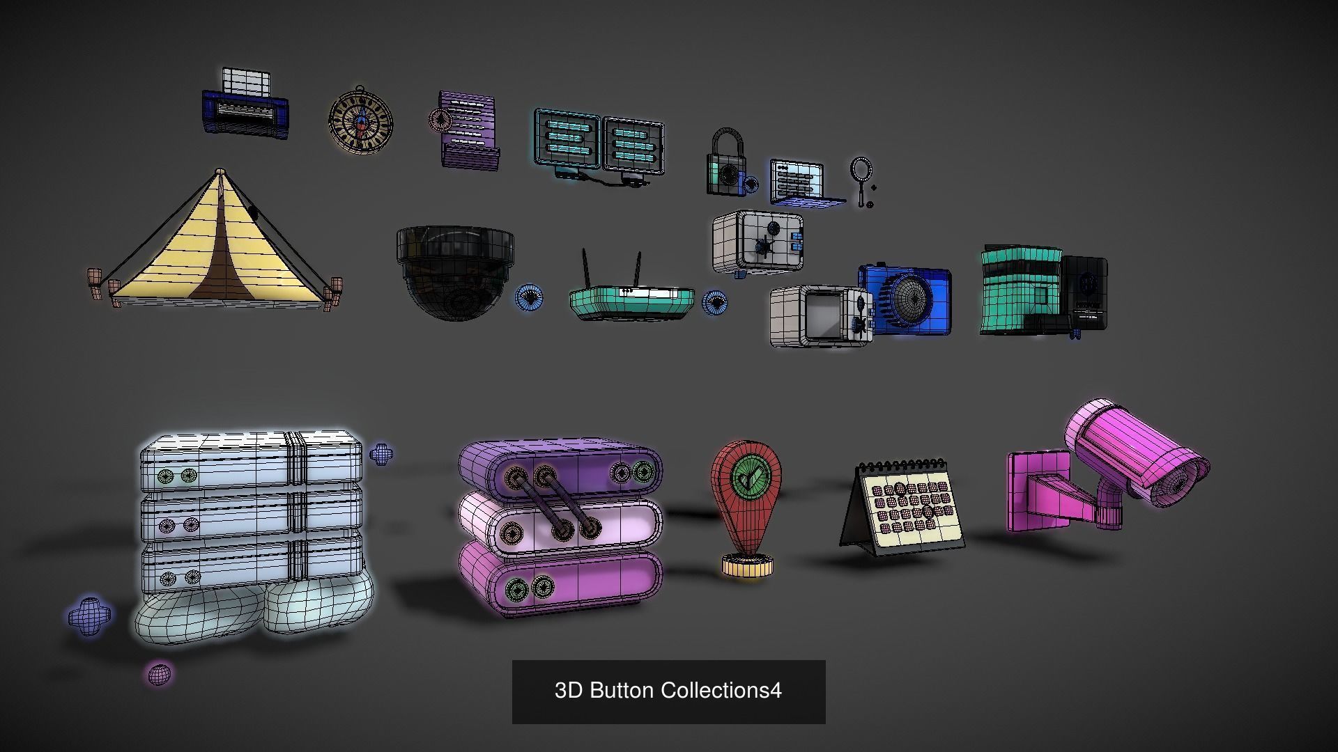 3D Button Collections _1