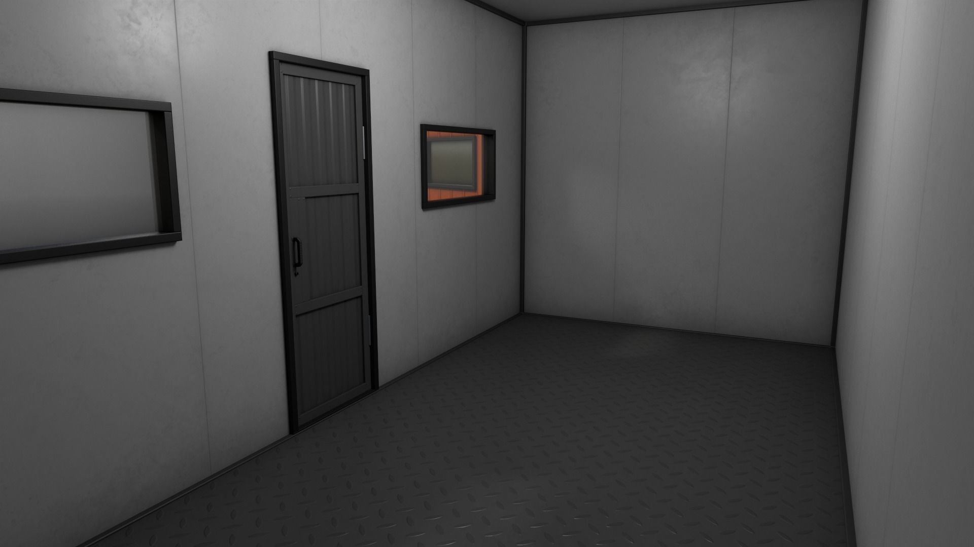 PBR Shed House A 20ft V3 Low-poly 3D model_13