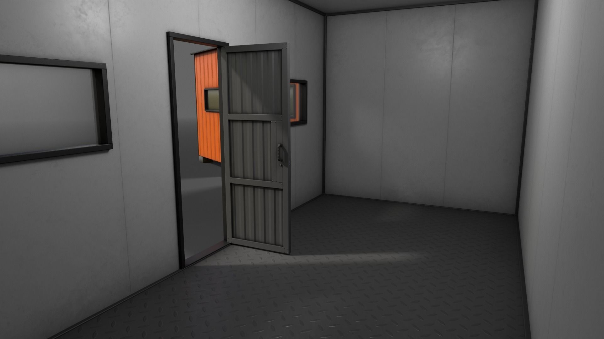 PBR Shed House A 20ft V3 Low-poly 3D model_14