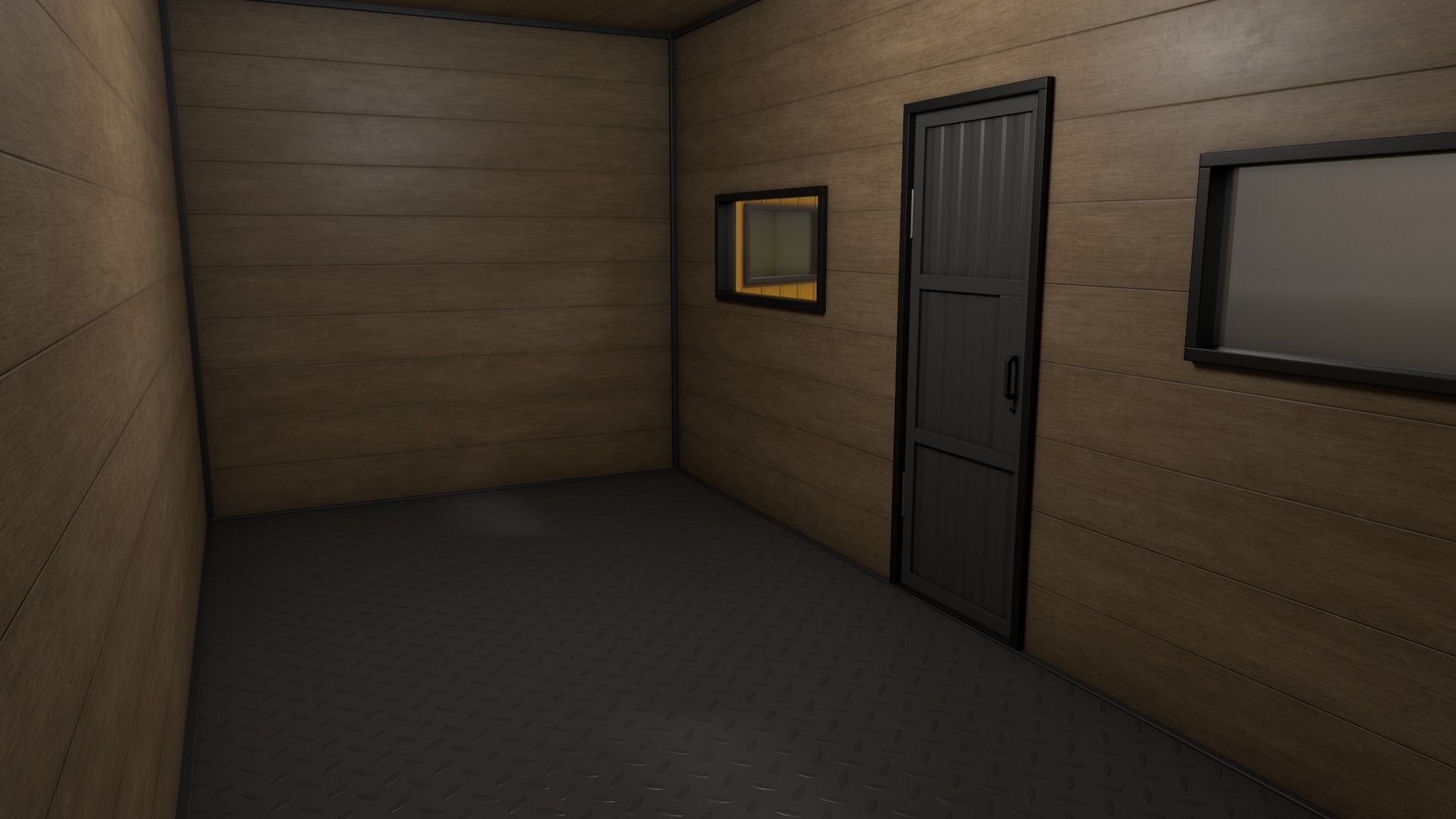 PBR Shed House A 20ft V3 Low-poly 3D model_16