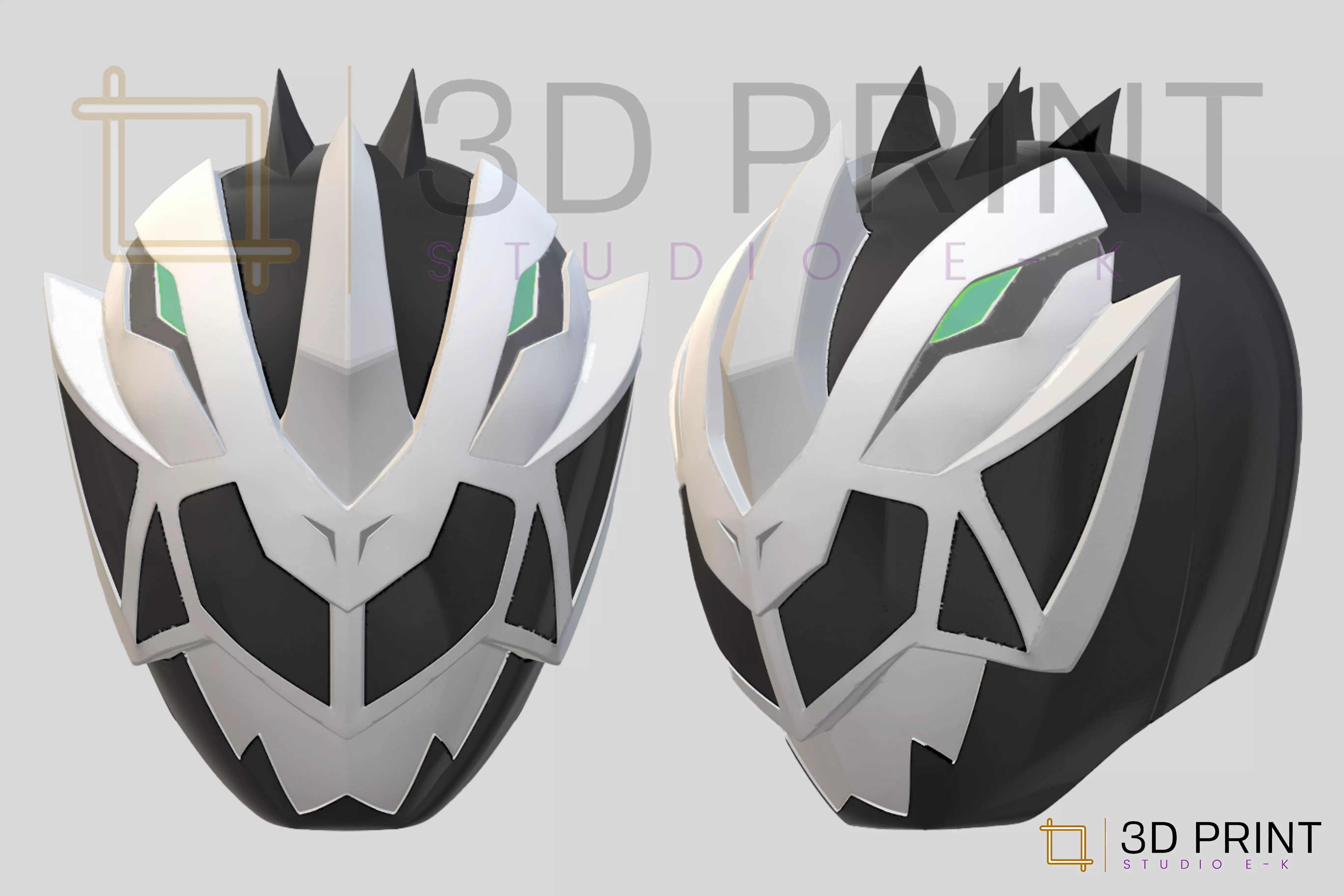 Power Rangers Dino Fury Black Ranger helmet  3D print model_0