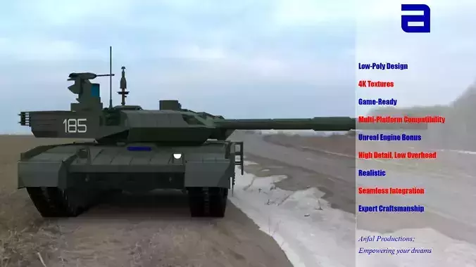 Clean T90MS Main Battle Tank