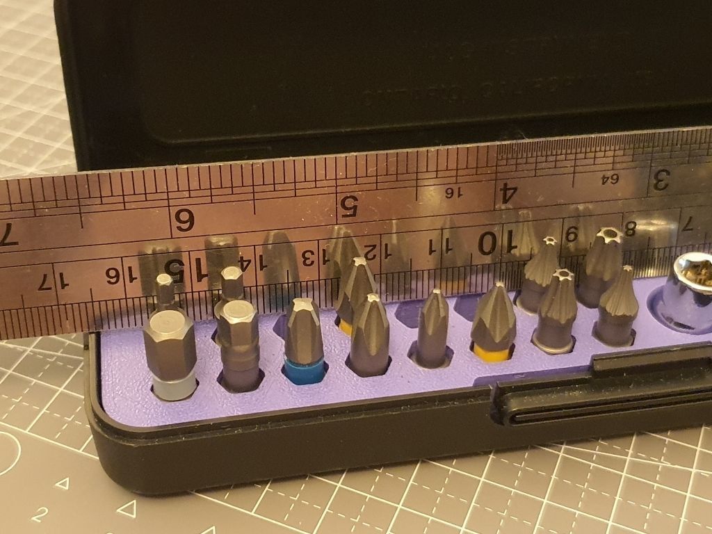 Maglite Case Bit and Socket Holder Insert 3D print model_5