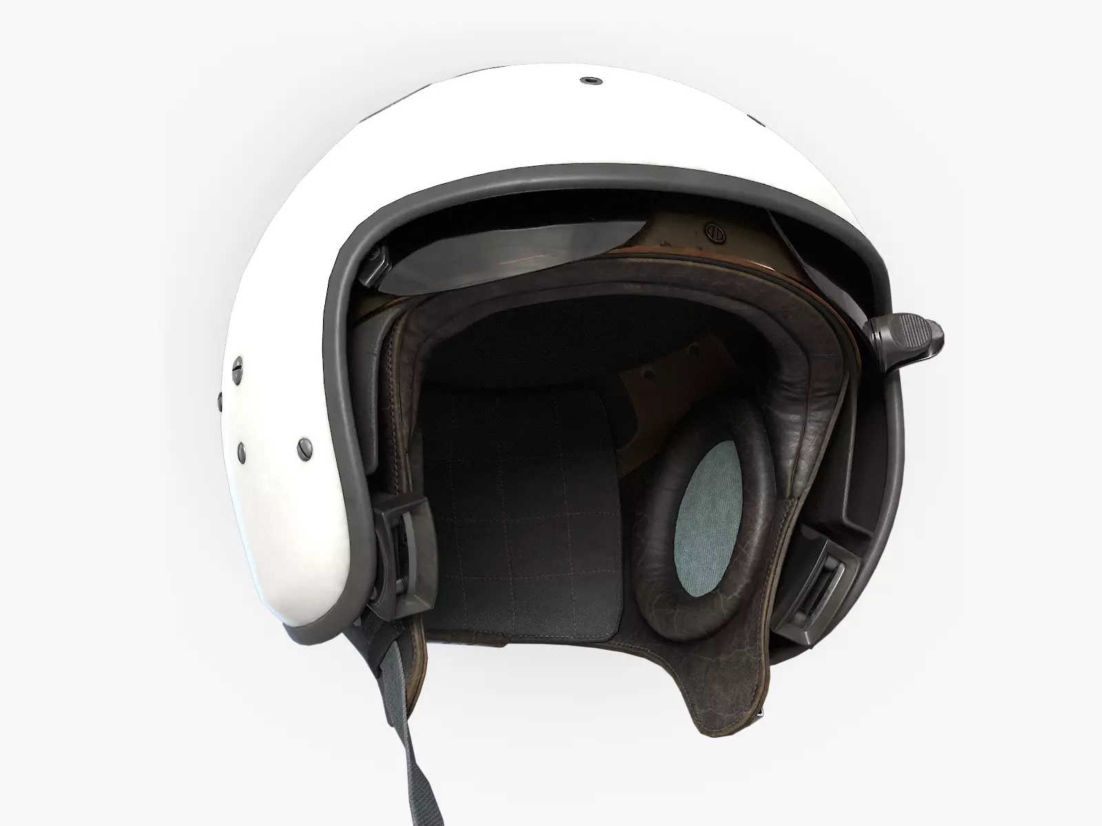 Jet Pilot Helmet ZSH-7A Low-poly 3D model_0