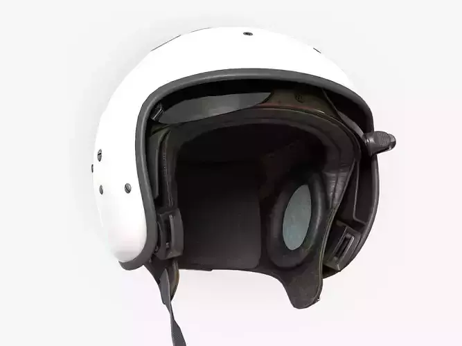 Jet Pilot Helmet ZSH-7A Low-poly 3D model Jet Pilot Helmet ZSH-7A Low-poly 3D model