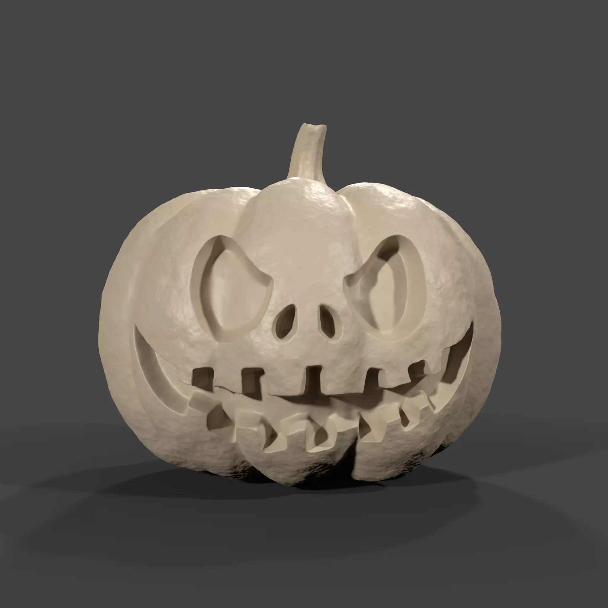 Halloween Pumpkin Jack-O-Lantern Print 3D print model_0