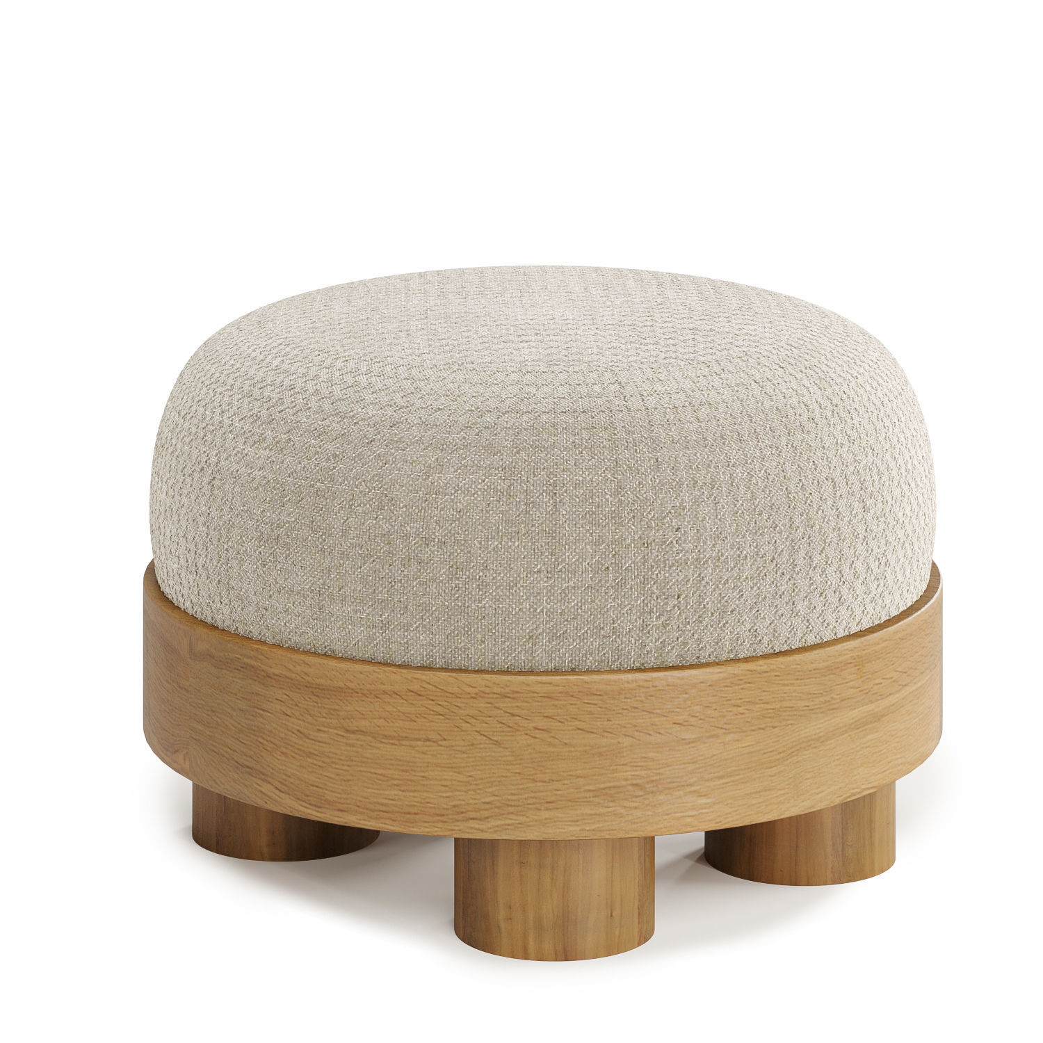 invisible collection pouf 3D model_2