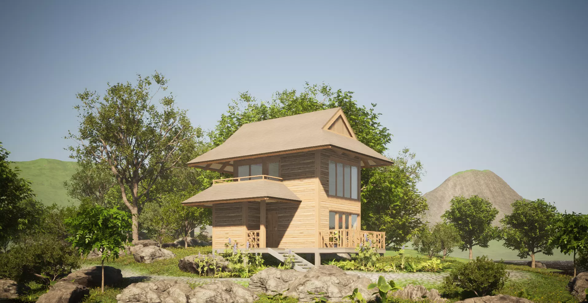 060Bungalow 2f41m2 3D model