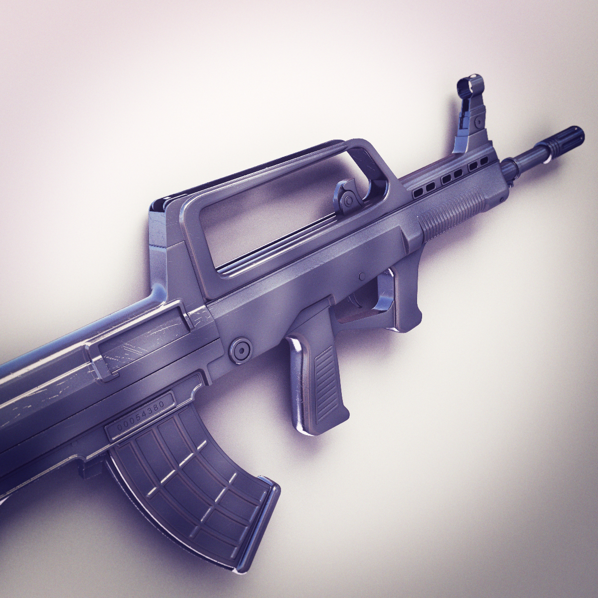 QBZ-95 Assault rifle Hi-Res 3D model | CGTrader