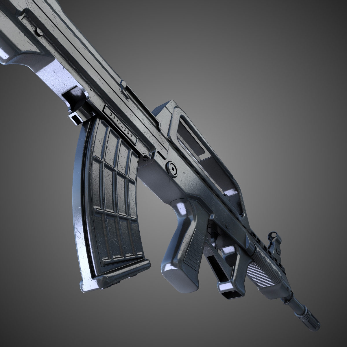 QBZ-95 Assault rifle Hi-Res 3D model | CGTrader