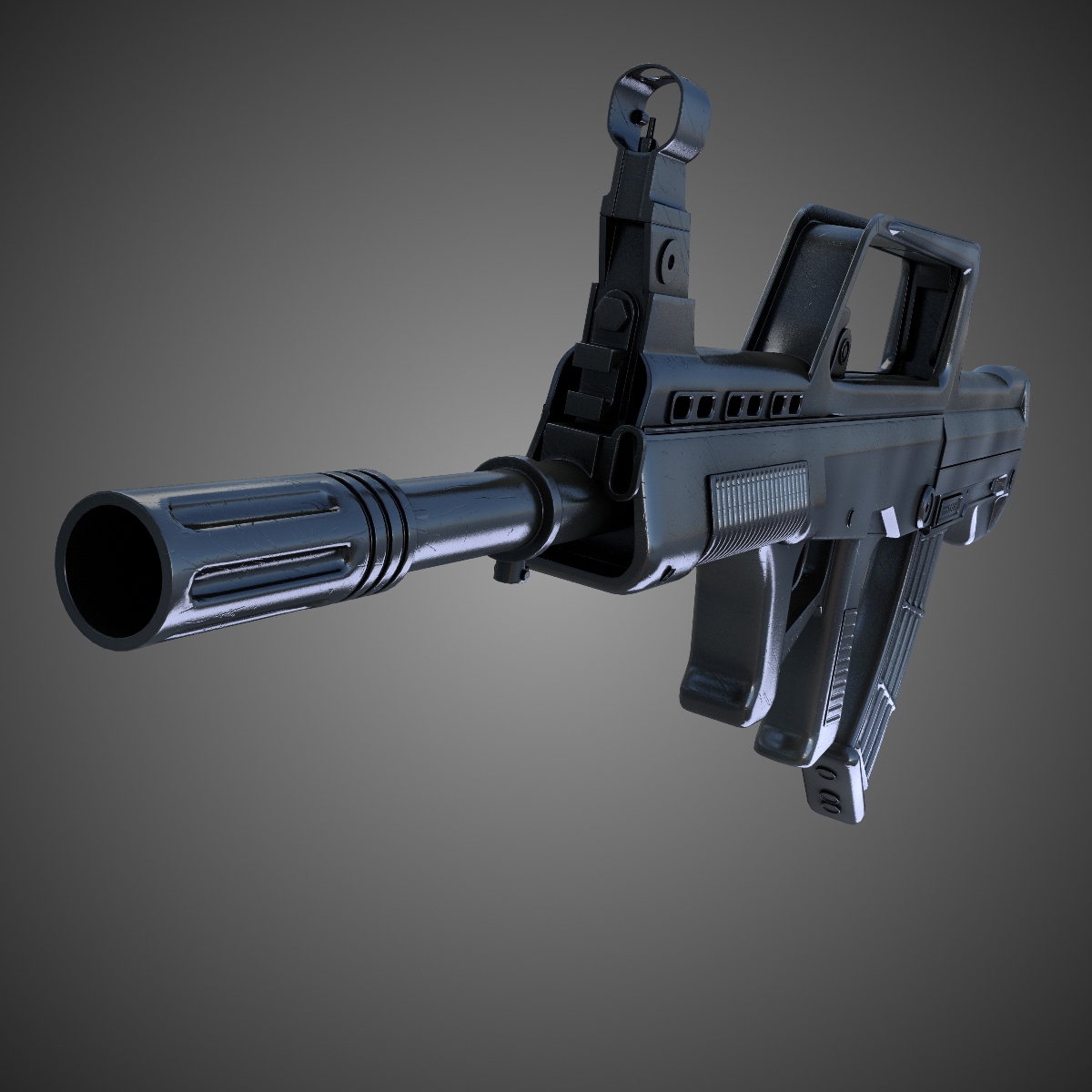 QBZ-95 Assault rifle Hi-Res 3D model | CGTrader
