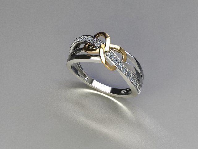ring jewelry 3D print model_3
