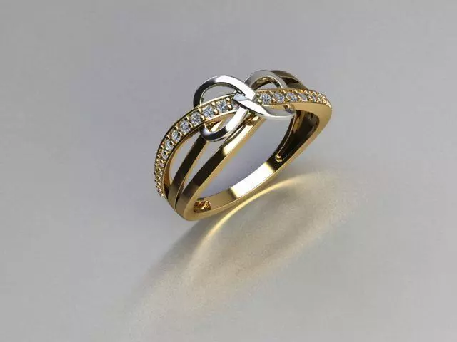 ring jewelry 3D print model_0