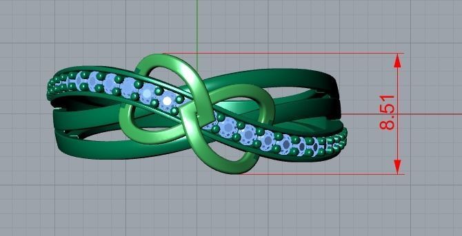 ring jewelry 3D print model_7